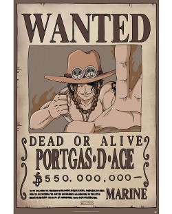 Maxi Poster GB eye Animation: One Piece - Ace Wanted Poster