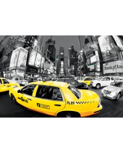 Poster maxi Pyramid - Rush Hour Times Square (Yellow Cabs)