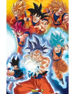 Poster maxi GB eye Animation: Dragon Ball Super - Goku's Transformations