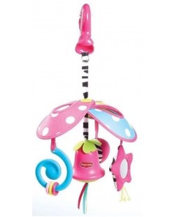 Jucărie pentru bebeluși Tiny Love - Pack & Go Mini Mobile, Little Smarties - Pink Bell