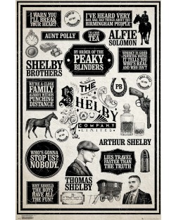 Poster maxi GB eye Television: Peaky Blinders - Infographic