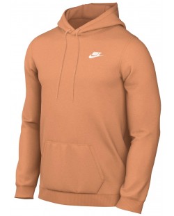 Hanorac pentru bărbați Nike - Club Hoodie, mărimea XS,  portocalio