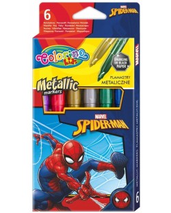 Colorino Marvel Avengers Metallic markere metalic 6 culori