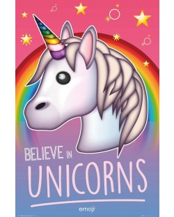 Poster maxi GB eye Humor: Emoji - Believe in Unicorns