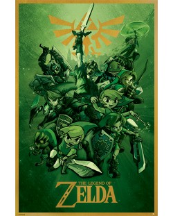 Poster maxi Pyramid - The Legend Of Zelda (Link)