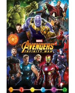 Poster maxi Pyramid - Avengers: Infinity War (Characters)