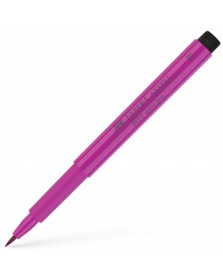 Marker cu pensula Faber-Castell Pitt Artist - Roz violet (125)