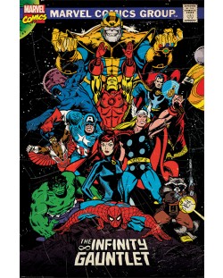 Poster maxi Pyramid - Marvel Retro (The Infinity Gauntlet)