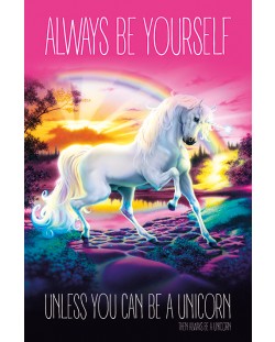 Poster maxi Pyramid - Unicorn (Always Be Yourself)