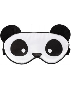Mască de dormit I-Total Panda - Neagră-albă