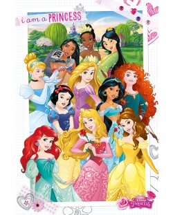 Poster maxi Pyramid - Disney Princess (I am a Princess)