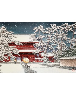 Poster maxi GB eye Art: Kawase - Zojo Temple in the Snow	