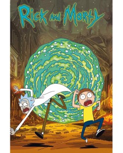 Poster maxi GB eye Animation: Rick & Morty - Portal