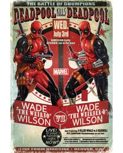 Poster maxi Pyramid - Deadpool (Wade vs Wade)