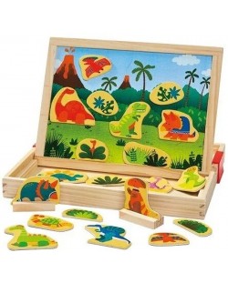 Tablă magnetică cu dinozauri Acool Toy
