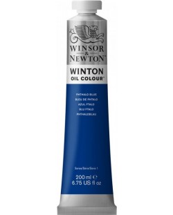 Vopsea de ulei Winsor & Newton Winton - Ftalocianină albastră, 200 ml