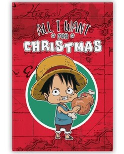 Magnetul de animație Good Gift: One Piece - Tot ce-mi doresc de Crăciun