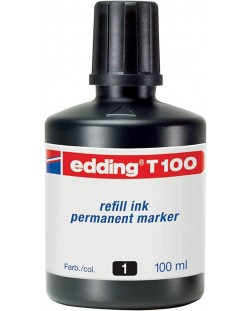 Edding T100 PM Ink - negru, 100 ml