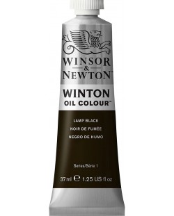 Winsor & Newton Winton Vopsea de ulei Winton - Negru, 37 ml