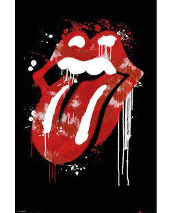 Poster maxi Pyramid - Rolling Stones (Graffiti Lips)