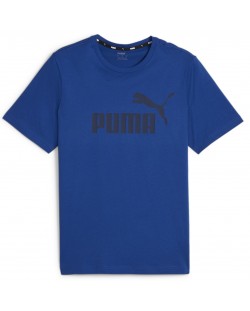 Tricou pentru bărbați Puma - Essentials Logo Tee , albastru