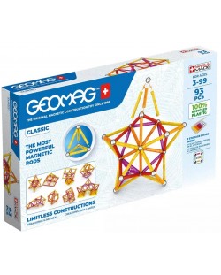 Constructor magnetic Geomag - Classic, 93 de piese