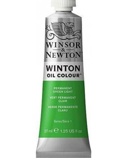 Vopsea de ulei Winsor & Newton Winton - Permanente Green Light, 37 ml	