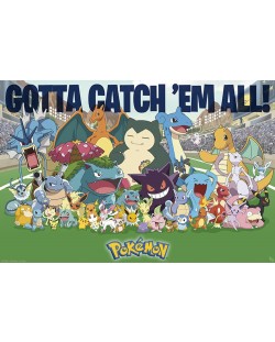 Maxi poster GB eye Games: Pokemon - Gotta Catch 'Em All!