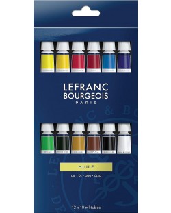 Vopsele ulei Lefranc & Bourgeois - 12 culori x 10 ml