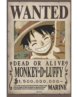 Maxi Poster GB eye Animation: One Piece - Luffy Wanted Poster