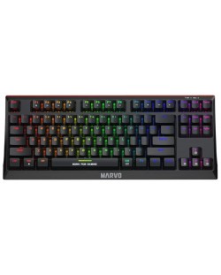 Tastatură mecanică  Marvo - KG953G TKL, Blue, RGB, neagră