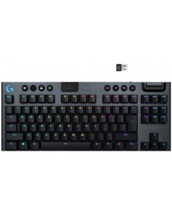 Tastatura mecanica  Logitech - G915 TKL, clicky, neagra