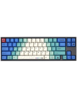 Tastatura mecanica Ducky - Varmilo MIYA Pro Summit V2, Rosu, albastru/alb 