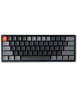 Tastatura mecanica Keychron - K12 H-S, White LED, Gateron Red, gri