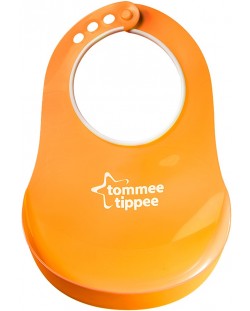 Tommee Tippee Soft Bib - Comfi Neck, portocaliu