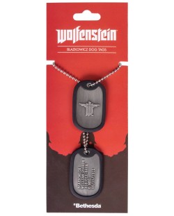 Medalion Gaya Games: Wolfenstein 2 - Blazkowicz Dog Tags