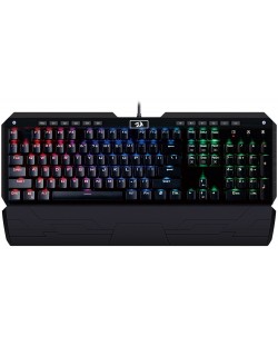 Tastatura mecanica Redragon - Indrah K555, Tactile, RGB, neagra