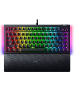 Tastatură mecanică Razer - BlackWidow V4 75, portocaliu, RGB, negru