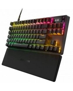 Tastatură mecanică SteelSeries - Apex Pro TKL, безжична, OmniPoint, RGB, neagră 