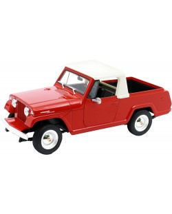 Mașină din metal  Welly - Jeep Jeepster Commando Pickup 1967, 1:24