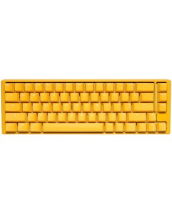 Tastatura mecanica Ducky - One 3, MX Cherry Black, RGB, galbena