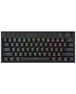 Tastatură mecanică Redragon - Noctis RGB, безжична, Red, neagră