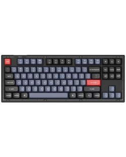 Tastatură mecanică Keychron - V3 TKL Knob QMK, Blue, Frosted Black