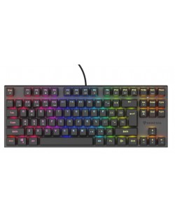 Tastatură mecanică Genesis - Thor 303 TKL HS, Silent, RGB, neagră
