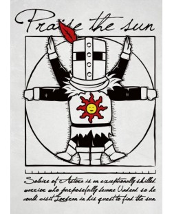 Poster metalic Displate - Praise the sun