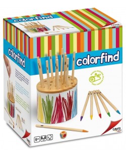 Joc de memorie Cayro - Culori, cu 18 bastoane colorate