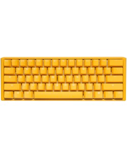 Tastatura mecanica Ducky - One 3 Mini, MX Red, RGB, galbena