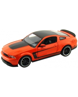 Mașinuță metalică Maisto Special Edition - Ford Mustang Boss 302, 1:24, portocalie