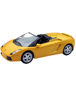 Mașină din metal  Newray - Lamborghini Gallardo Spyder, 1:43, galben