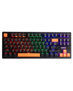 Tastatură mecanică Marvo - KG901C TKL, Jixian Blue, neagră